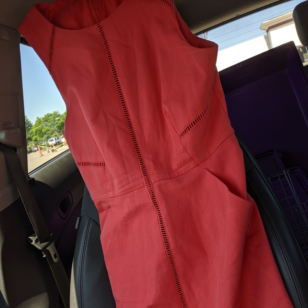 Midi J Crew Coral Dress Casual